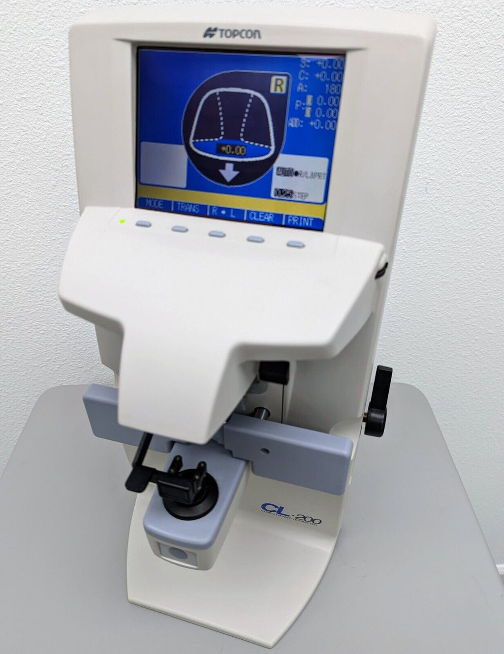 Topcon Sticker Topcon CL-200 Computerized Lensmeter (Pre-Owned) – Chicago Ophthalmic ...